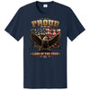 Proud To Be An American Patriotic T-Shirt Blue