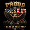 2026 Proud To Be An American Patriotic T-Shirt Black