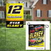 Ryan Blaney 2025 Menards Two Sided 12x18 Garden Flag #12 NASCAR