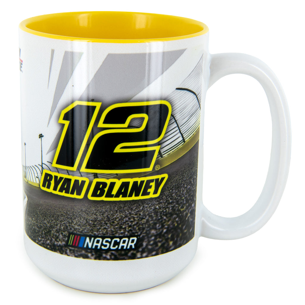 Ryan Blaney 2024 Menards #12 Coffee Mug 15oz With Color Interior NASCAR