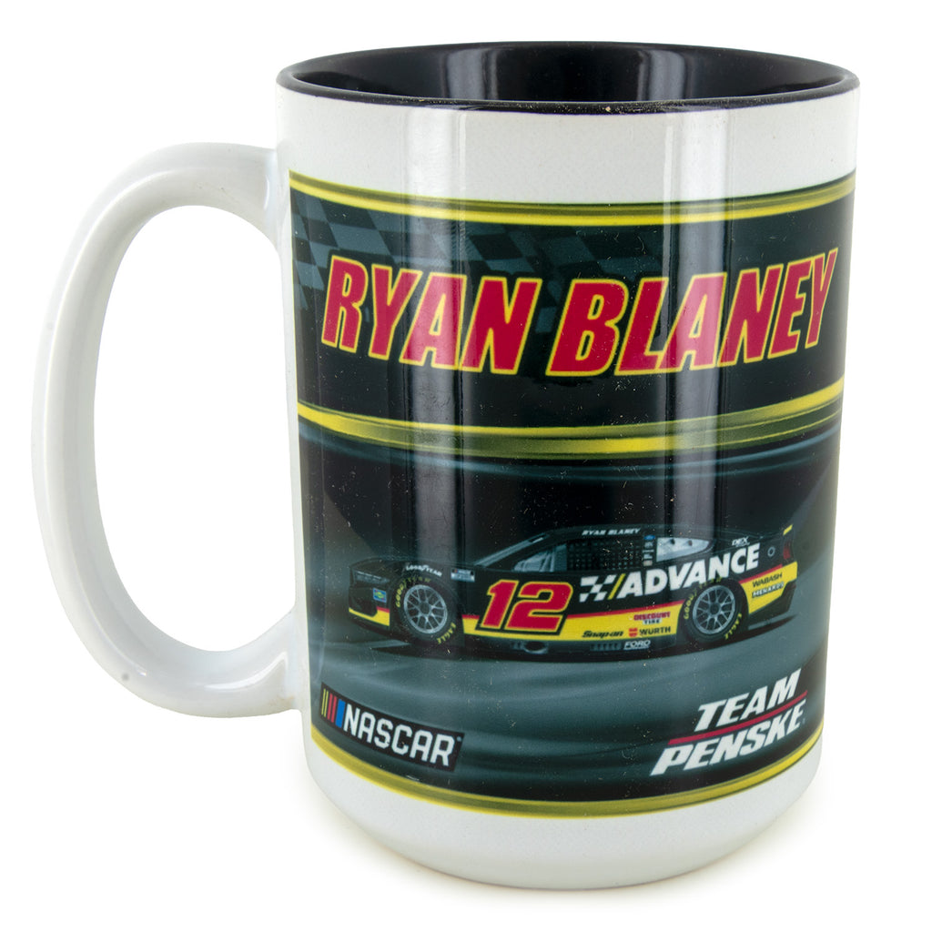 Ryan Blaney 2025 Advance #12 Coffee Mug 15oz With Color Interior