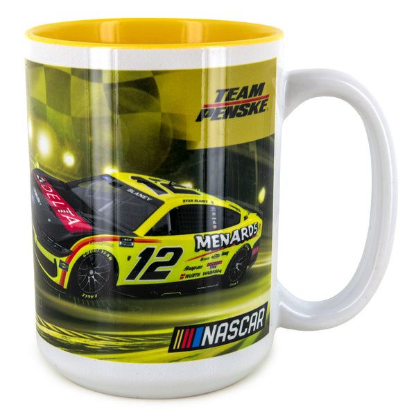 Ryan Blaney 2026 Menards #12 Coffee Mug 15oz With Color Interior NASCAR