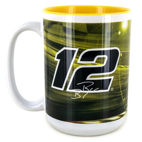 Ryan Blaney 2026 Menards #12 Coffee Mug 15oz With Color Interior NASCAR