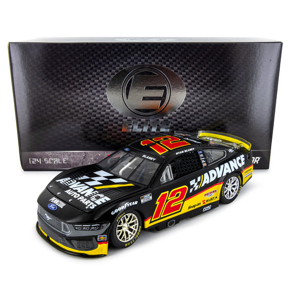 Ryan Blaney ELITE Advance Auto Parts 1:24 2025 Diecast Car #12 NASCAR