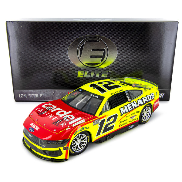 Ryan Blaney ELITE Menards 1:24 2025 Diecast Car #12 NASCAR