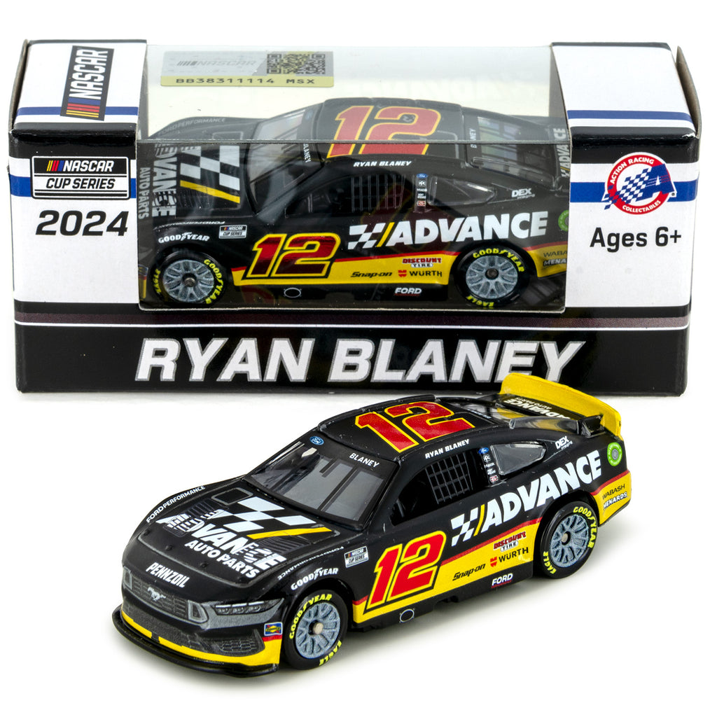 Ryan Blaney Advance Auto Parts 1:64 Standard 2024 Diecast Car #12 NASCAR