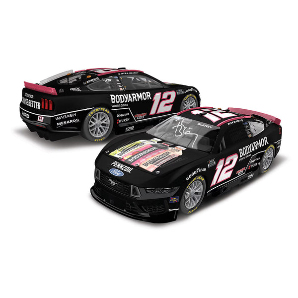 Ryan Blaney Autographed BodyArmor Black 1:24 Standard 2025 Diecast Car