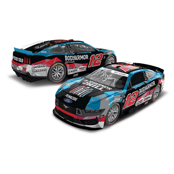 Ryan Blaney Autographed BodyArmor Chill 1:24 Standard 2025 Diecast Car #12 NASCAR