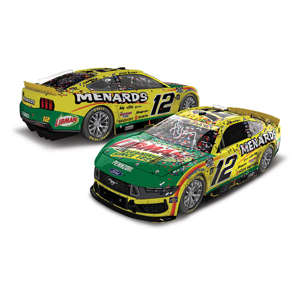 Ryan Blaney Autografato #12 Wabash Pocono Win 1:24 - Action Nascar Diecast 2024