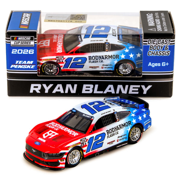 Ryan Blaney BodyArmor Patriotic 1:64 2026 Diecast Car #12 NASCAR