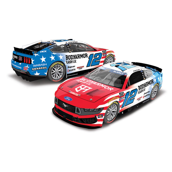 Ryan Blaney ELITE BodyArmor Patriotic 1:24 2026 Diecast Car #12 NASCAR