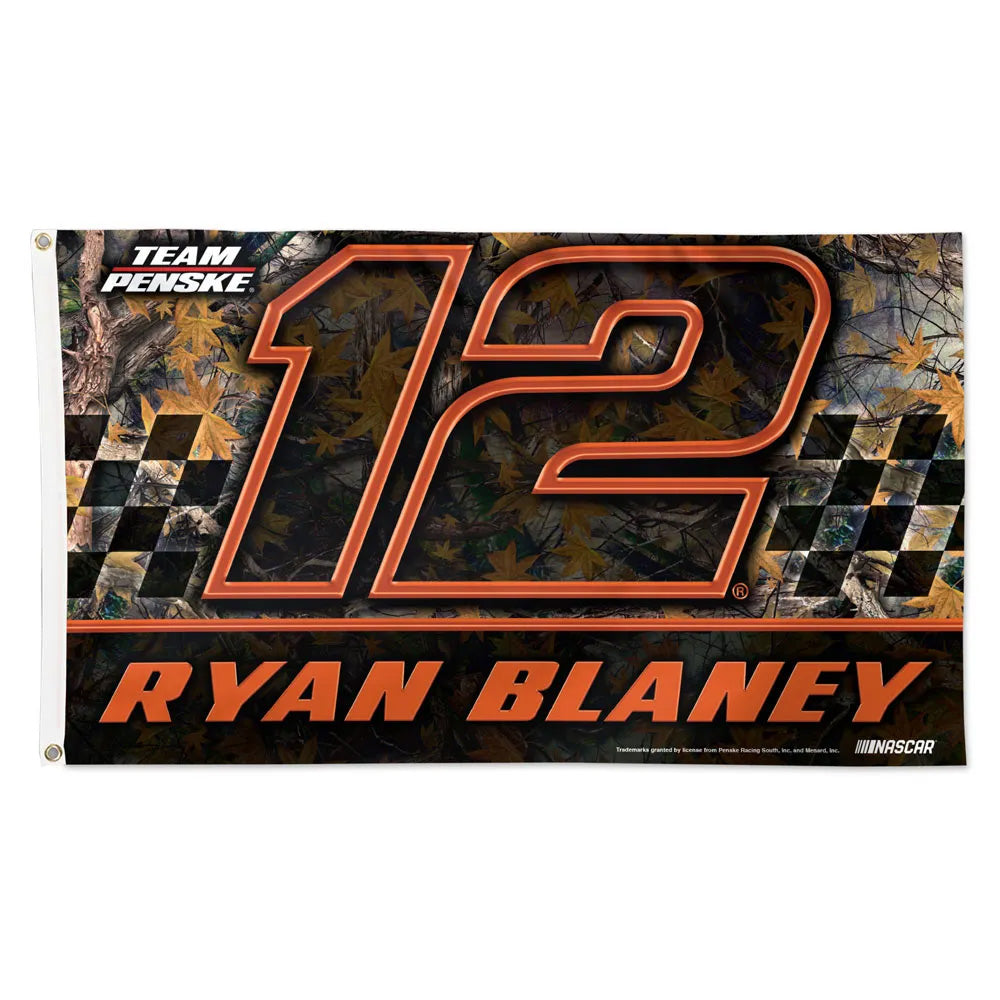 Ryan Blaney 2026 Camo #12 NASCAR 3x5 Flag