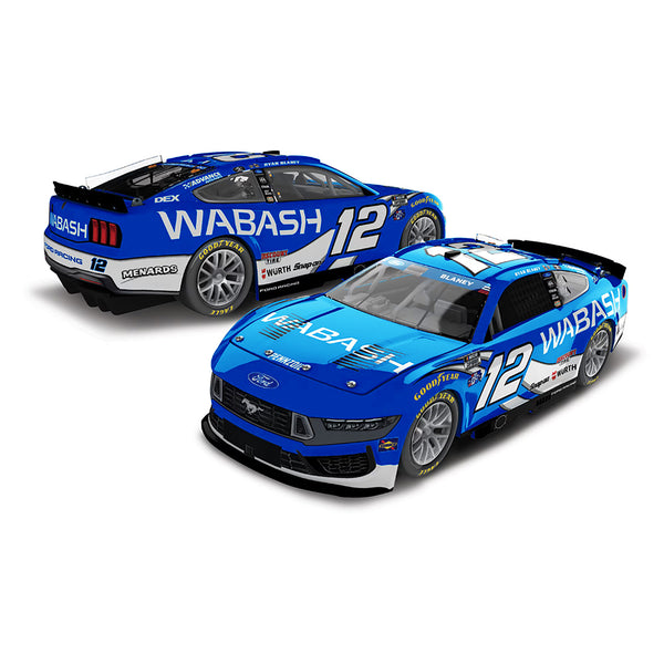 Ryan Blaney Color Chrome Wabash Throwback to Ryan Newman 1:24 2026 Diecast Car #12 NASCAR