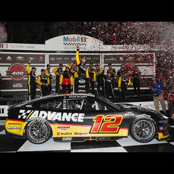 Ryan Blaney Daytona Race Win 1:64 Standard 2025 Diecast Chassis Car #12 Advance NASCAR
