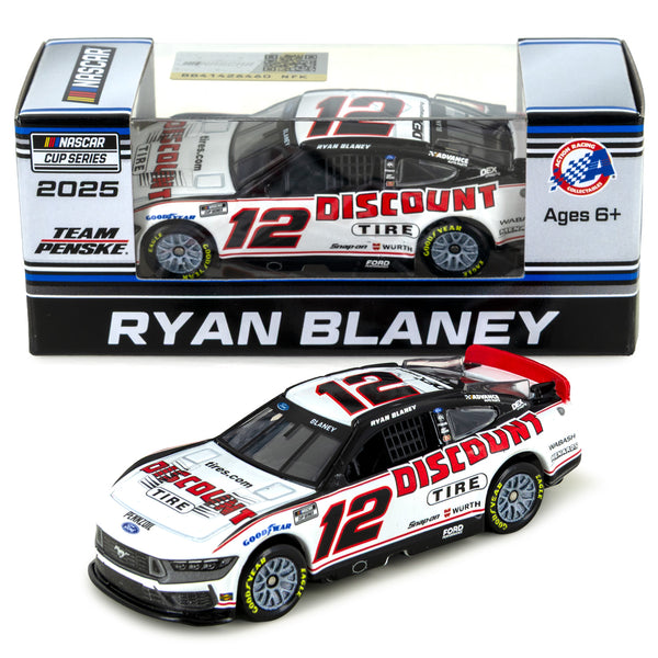 Ryan Blaney Discount Tire 1:64 Standard 2025 Diecast Car #12 NASCAR
