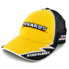 Ryan Blaney 2025 Element Sponsor Hat Yellow/Black #12 Menards NASCAR