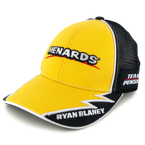 Ryan Blaney 2025 Element Sponsor Hat Yellow/Black #12 Menards NASCAR