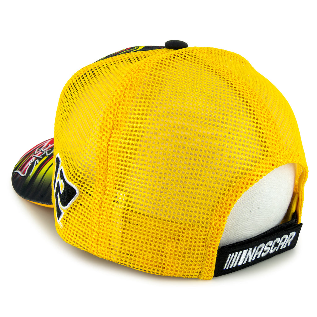 Ryan Blaney 2025 Menards Sublimated Car Mesh Hat Yellow #12 NASCAR