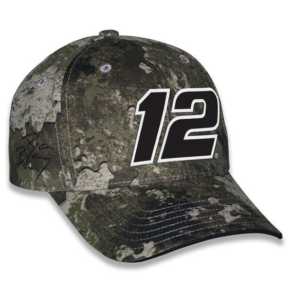 Ryan Blaney 2025 TrueTimber Camo Big Number #12 Hat