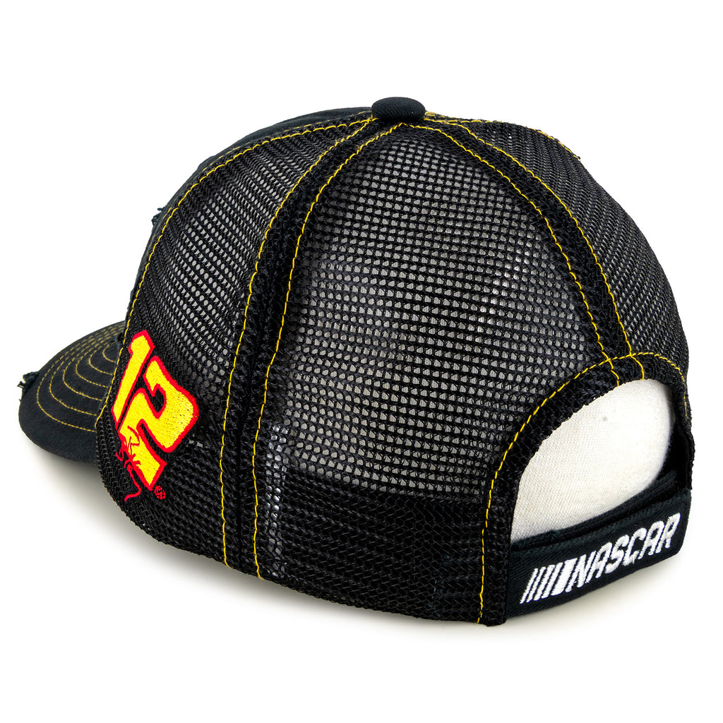 Ryan Blaney 2025 Vintage Patch Hat Black #12 NASCAR