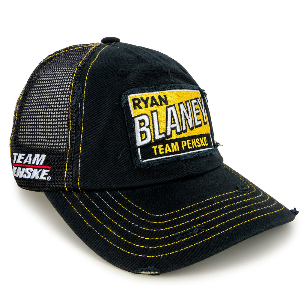Ryan Blaney 2025 Vintage Patch Hat Black #12 NASCAR