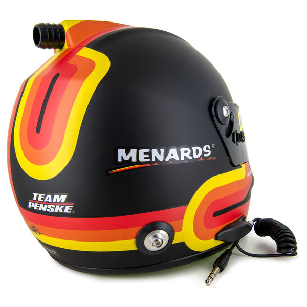 Ryan Blaney Autographed 2023 Championship Full Size Collectible Replica Helmet #12 Menards