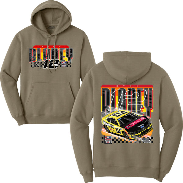 Ryan Blaney 2026 Delta / Menards Coyote Brown 2-Spot Hoodie #12 NASCAR