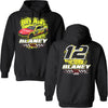 Ryan Blaney 2025 Menards 2-Spot Hoodie Outerwear Sweatshirt Black #12 NASCAR