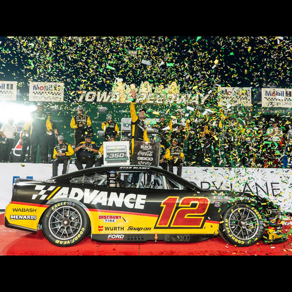 Ryan Blaney ELITE Iowa Race Win 1:24 2024 Diecast Car Advance #12 NASCAR