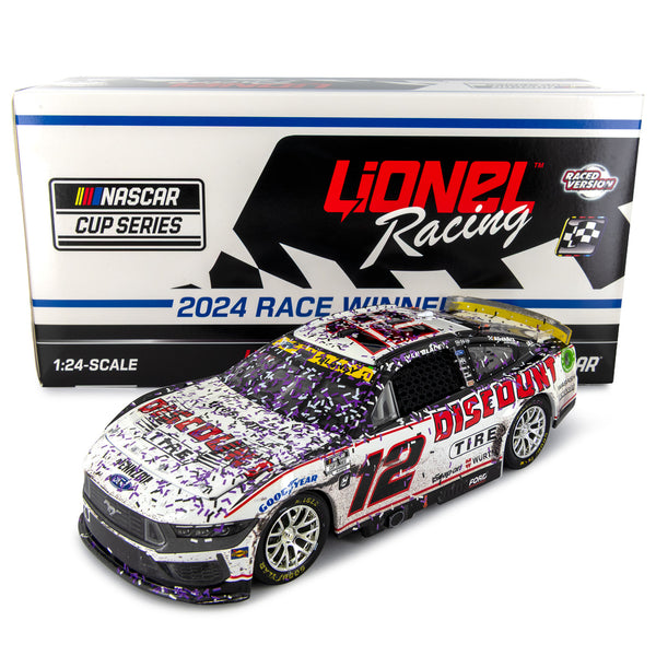 Ryan Blaney Martinsville Race Win 1:24 Standard 2024 Diecast Car #12 NASCAR