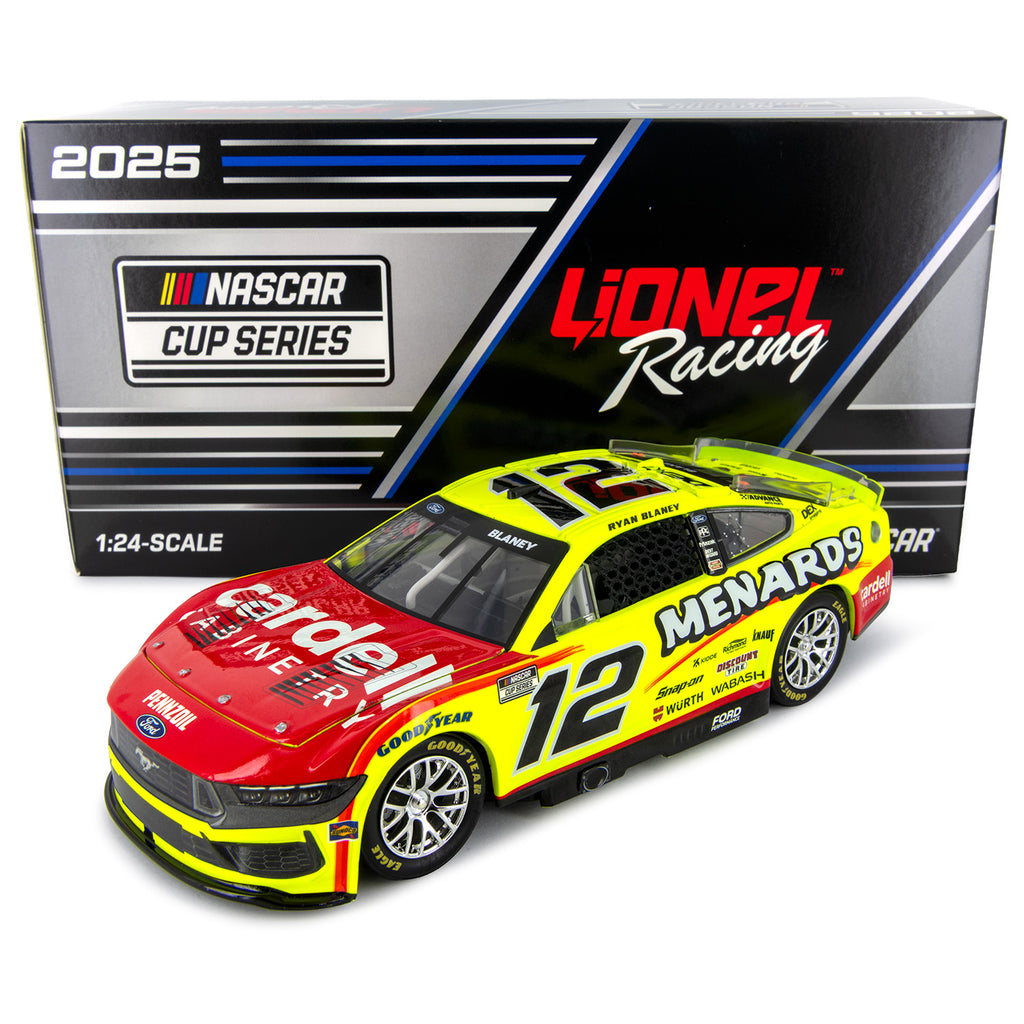 Ryan Blaney Menards 1:24 Standard 2025 Diecast Car #12 NASCAR