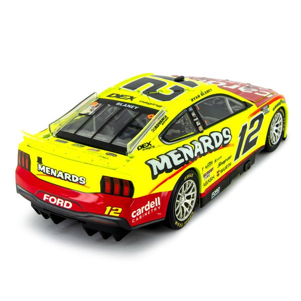 Ryan Blaney Menards 1:24 Standard 2025 Diecast Car #12 NASCAR