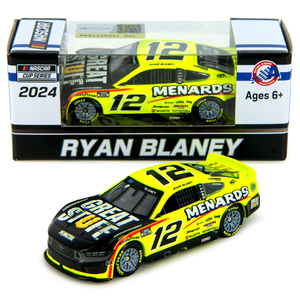 Ryan Blaney Menards 1:64 Standard 2024 Diecast Car #12 NASCAR