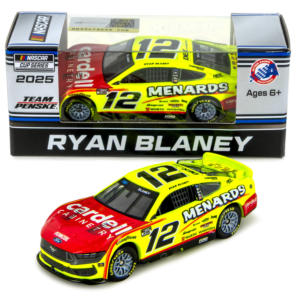 Ryan Blaney Menards 1:64 Standard 2025 Diecast Car #12 NASCAR