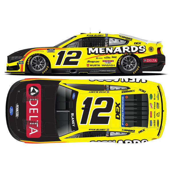 Ryan Blaney Menards / Delta 1:24 Standard 2026 Diecast Car #12 NASCAR