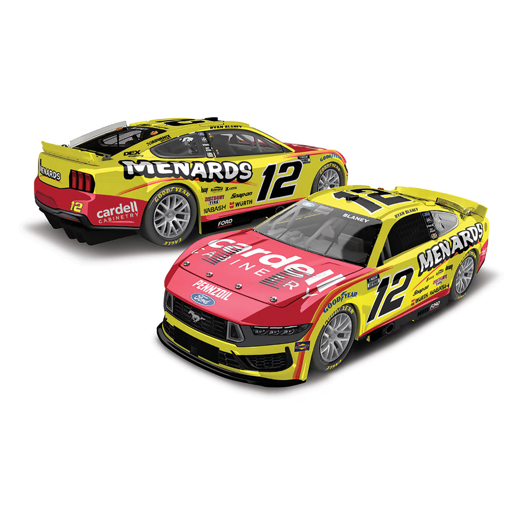 Ryan Blaney Menards 1:64 Standard 2025 Diecast Car #12 NASCAR