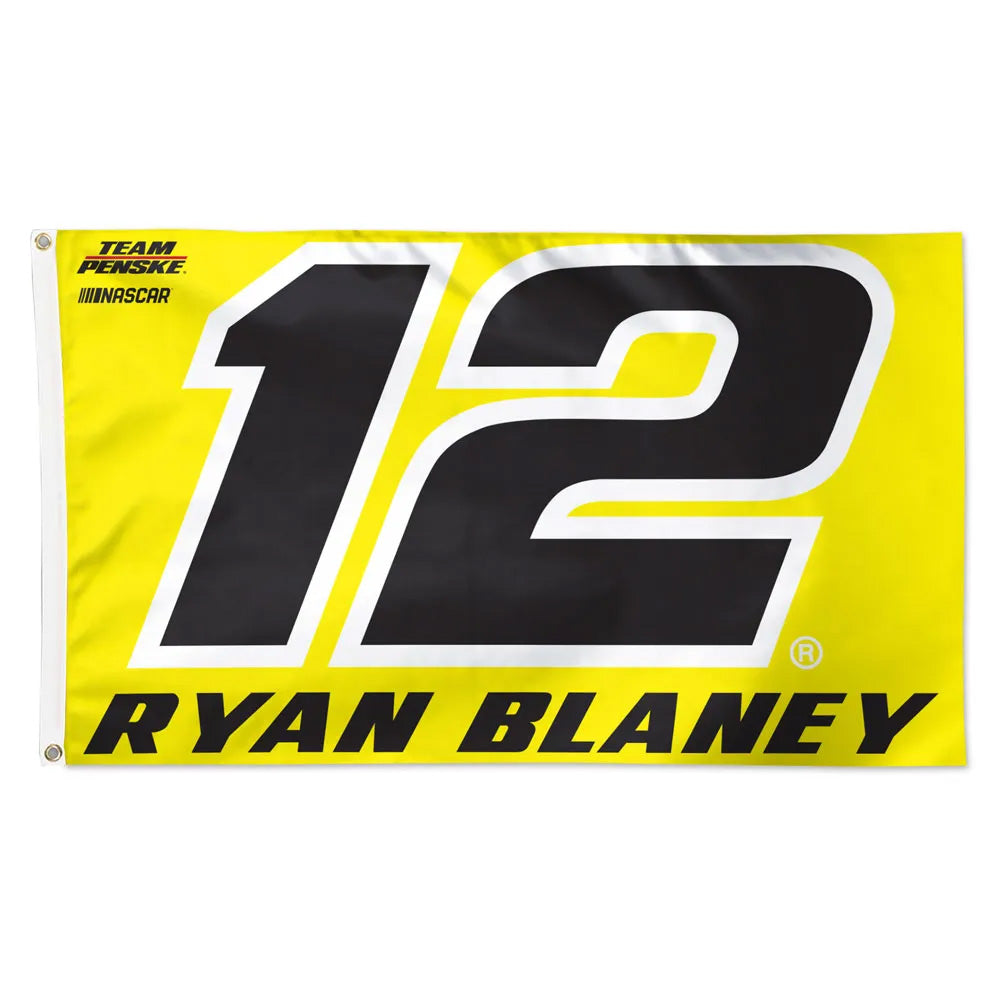 Ryan Blaney Car Number #12 3x5 Flag