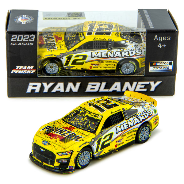Ryan Blaney Talladega Race Win 1:64 Standard 2023 Diecast Car #12 Menards NASCAR