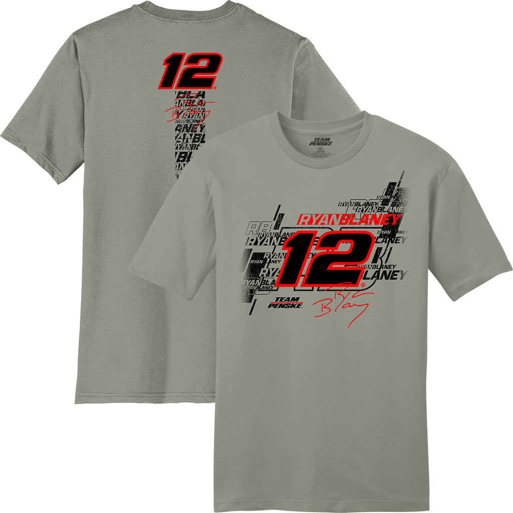 Ryan Blaney 2025 Deep Smoke #12 Lifestyle 2-Spot T-Shirt NASCAR