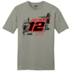 Ryan Blaney 2025 Deep Smoke #12 Lifestyle 2-Spot T-Shirt NASCAR