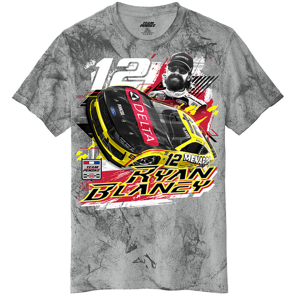 Ryan Blaney 2026 Menards Delta Smoke 2-Spot T-Shirt Gray #12 NASCAR