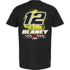 Ryan Blaney 2025 Menards 2-Spot T-Shirt Black #12 NASCAR