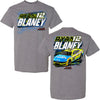 Ryan Blaney 2025 Menards Peak 2-Spot T-Shirt Gray #12 NASCAR