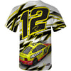 Ryan Blaney 2025 Sublimated Menards Total Print T-Shirt #12 NASCAR