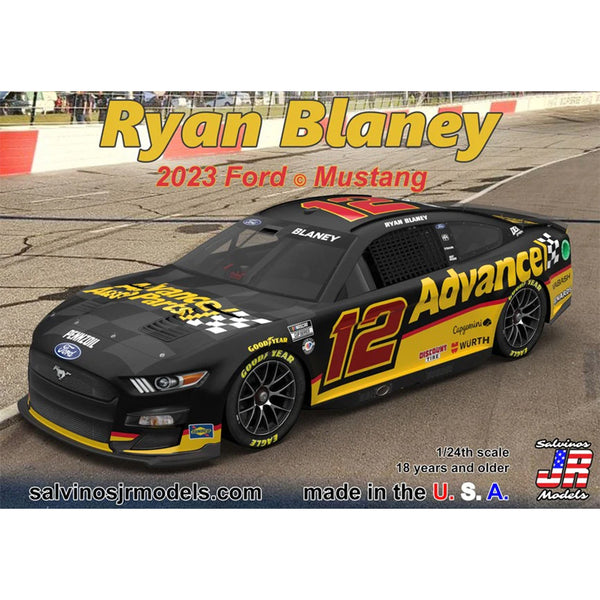 Ryan Blaney 2023 Advance Auto Parts 1:24 Adult Model Car Kit #12 NASCAR