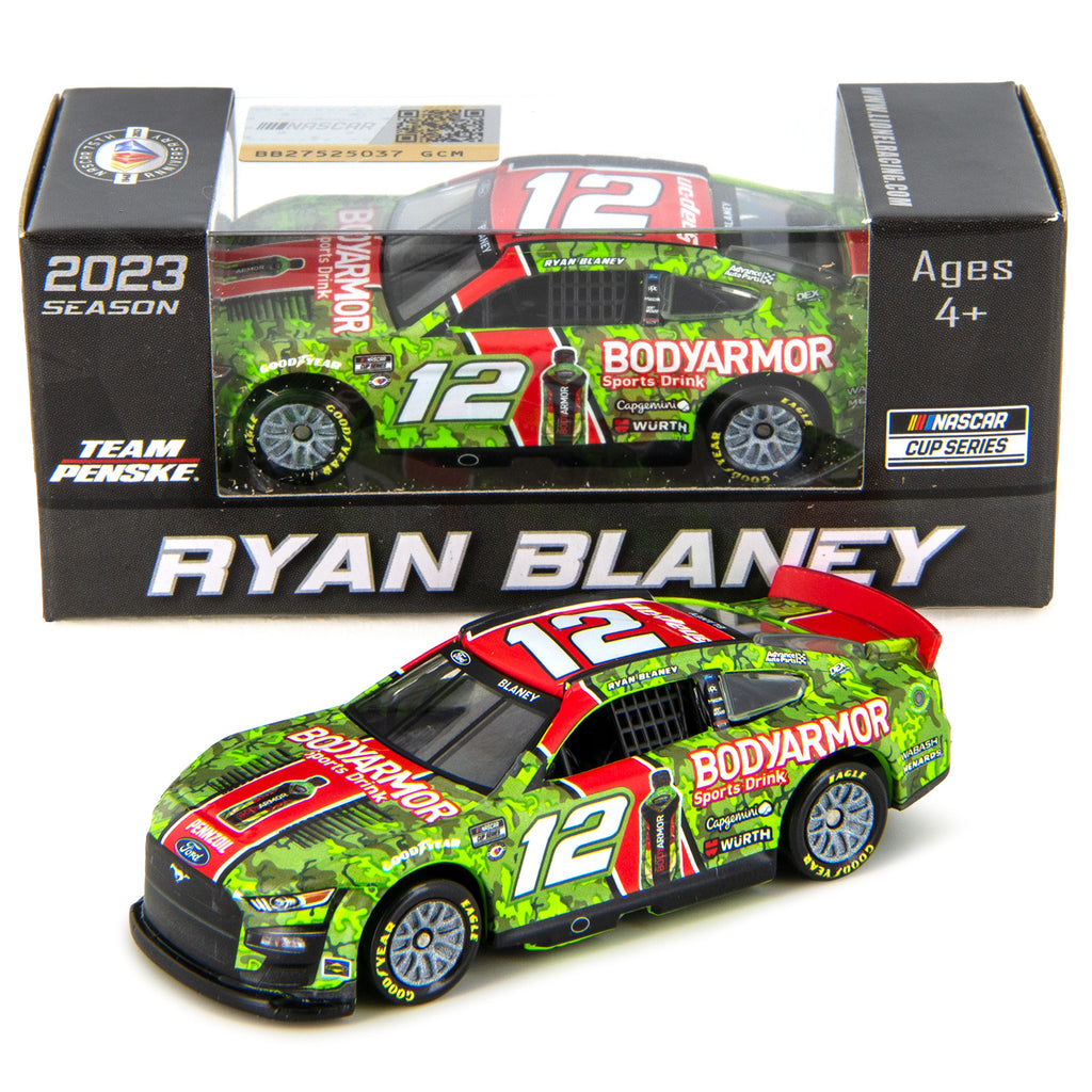 Ryan Blaney BodyArmor Camo 1:64 Standard 2023 Diecast Car #12 NASCAR