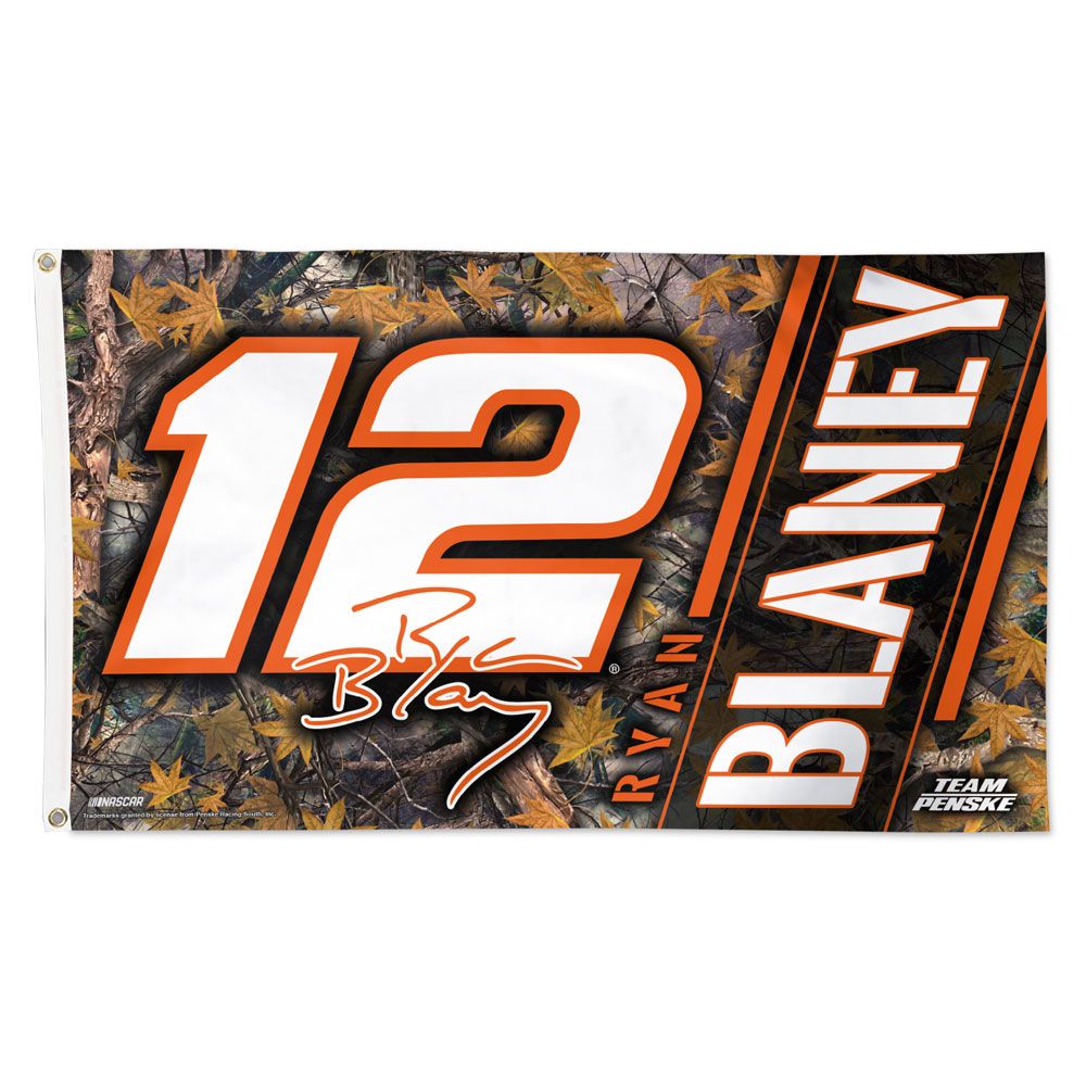 Ryan Blaney 2024 Camo #12 NASCAR 3x5 Flag
