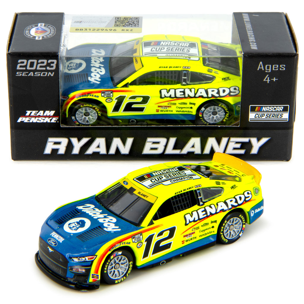 Ryan Blaney NASCAR Cup Series Champion 1:64 Standard 2023 Diecast Car #12