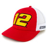 Ryan Blaney 2026 Big Number #12 Mesh NASCAR Hat Exclusive Red/White