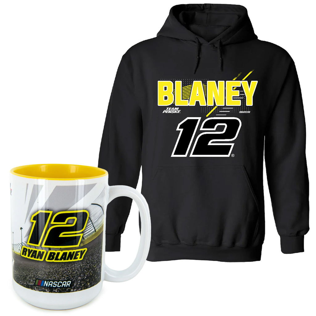 Ryan Blaney #12 Hoodie and Deluxe 15oz Coffee Mug BUNDLE PRICED